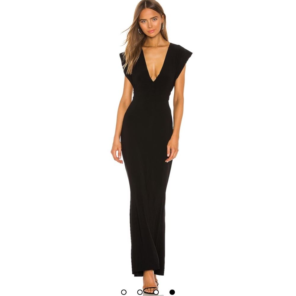 Norma Kamali Black Maxi Dress